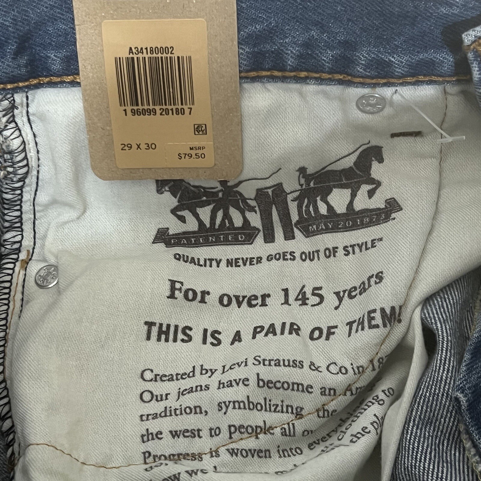 Levis 550 92 Relaxed Fit Taper Jeans Light Wash Blue Denim Paint Pants Men 29×30