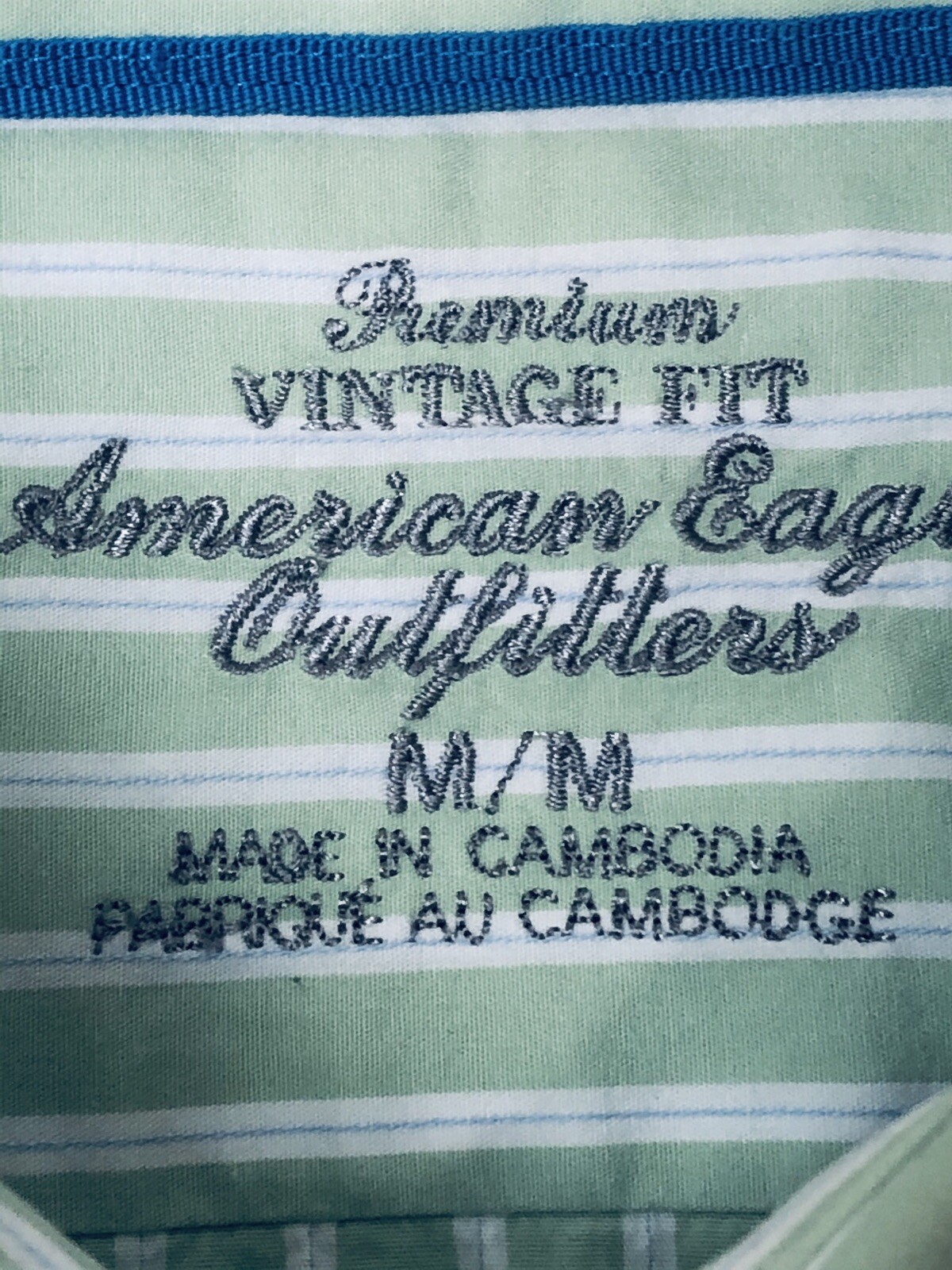 American Eagle Outfitters Premium Button Down Casual Long Sleeve Shirt Mens Med
