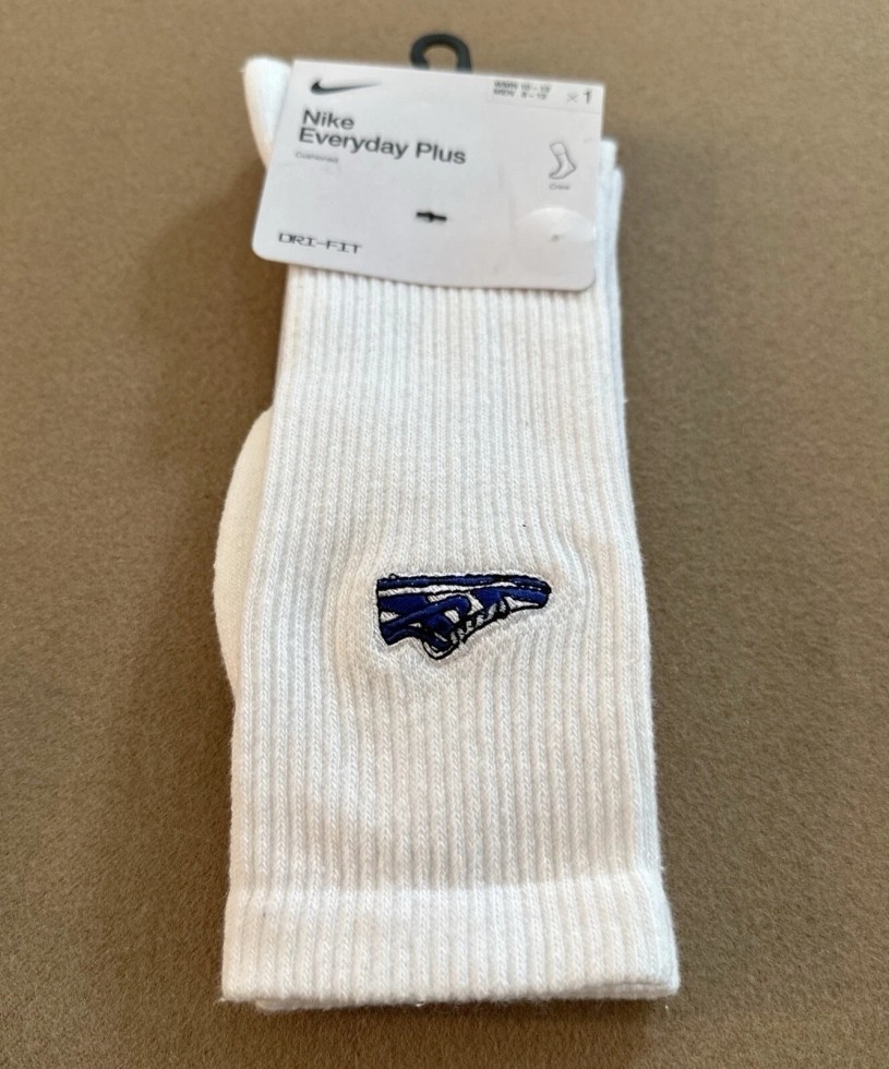 Nike Men’s Everyday Plus Dunk Cushioned Crew Socks White Size L Without Tags