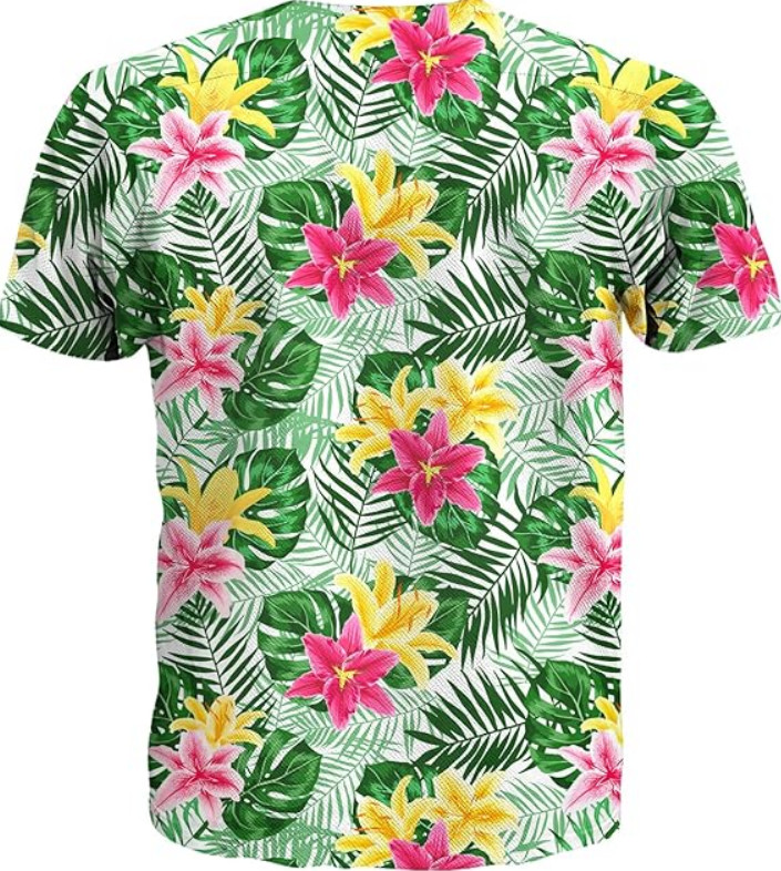 Colorful Flower Beautiful 3D All Over Print Casual Summer Shirt