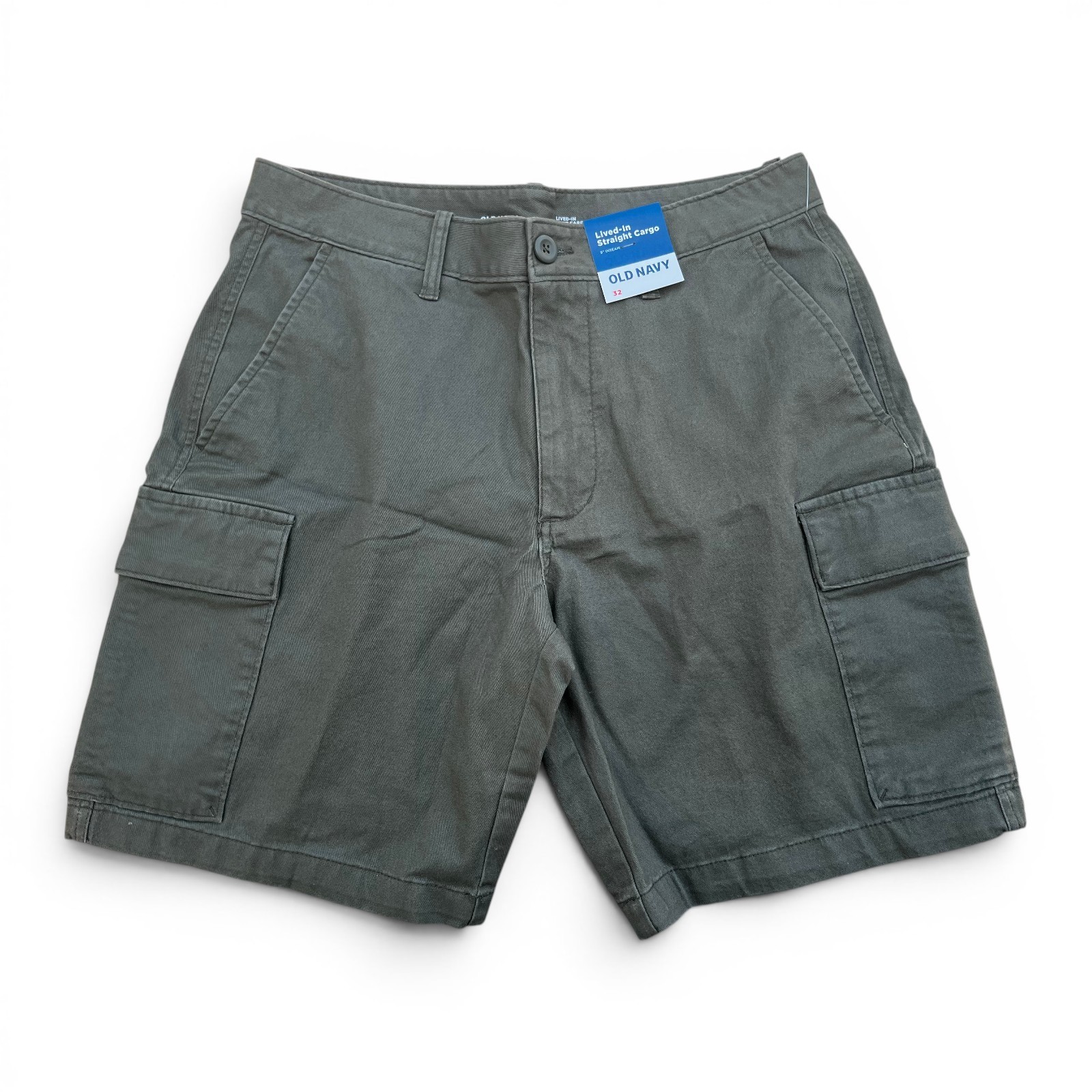 Old Navy Mens Lived-In Straight Built-In Flex Cargo Shorts Size 32 & 31