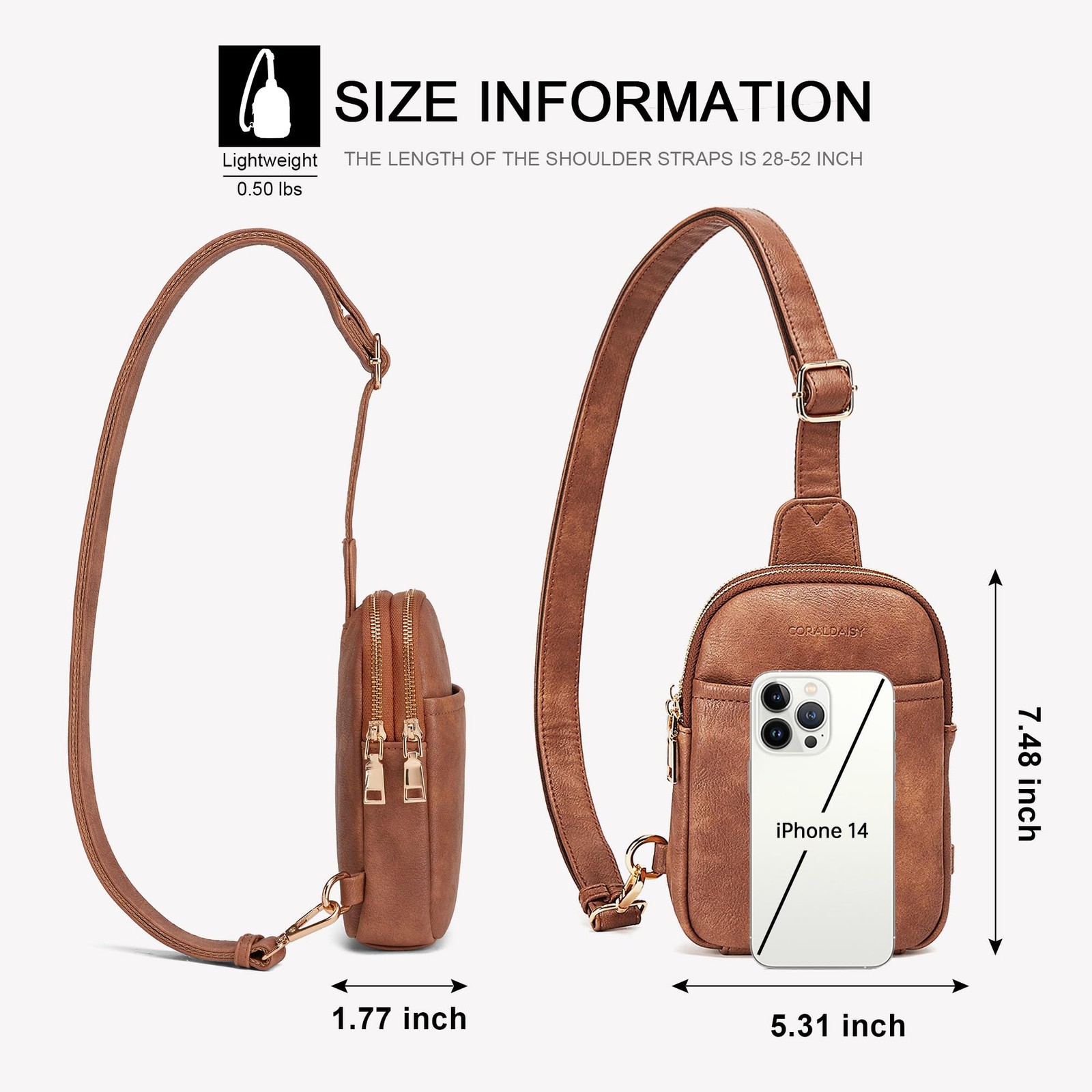 Crossbody Bags for Women Small Sling Bag Cross Body Purses Belt Bag for Women…