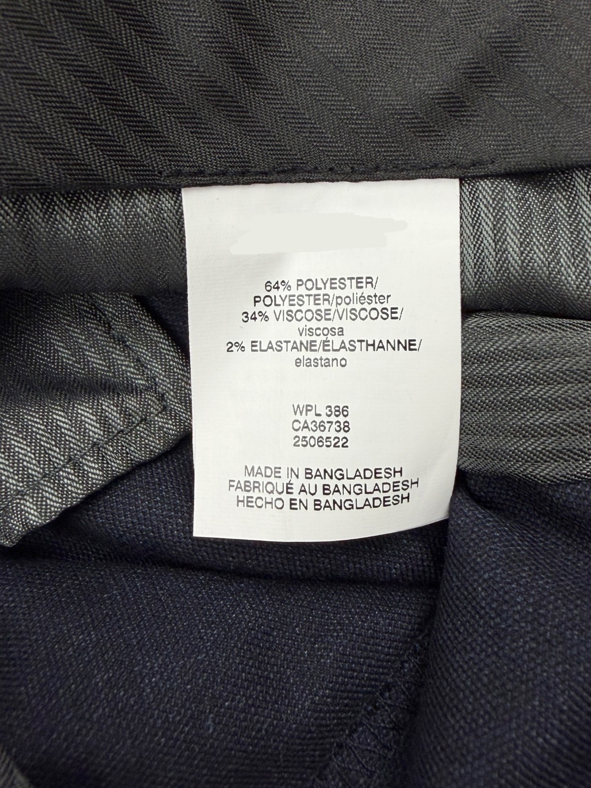 $95 NEW KENNETH COLE REACTION Mens 38×29 Dark Navy Trousers/Dress Pants/Slacks