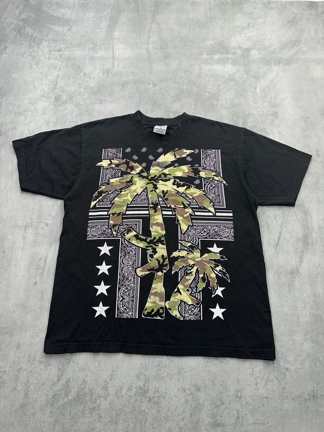 Shaka Wear SuperMAX Heavy Palm Tree Camo Graphic T-Shirt