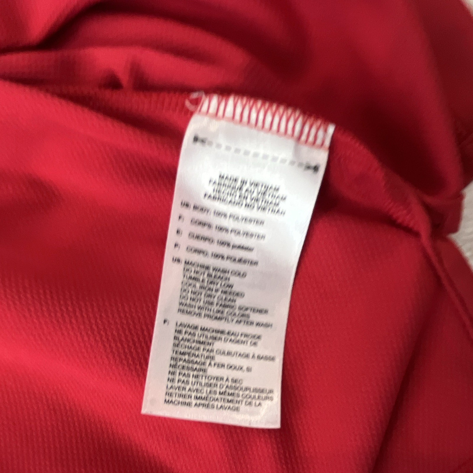 Adidas Golf Men’s 2XL Red Polo Shirt Polyester Lightweight Collared Logo