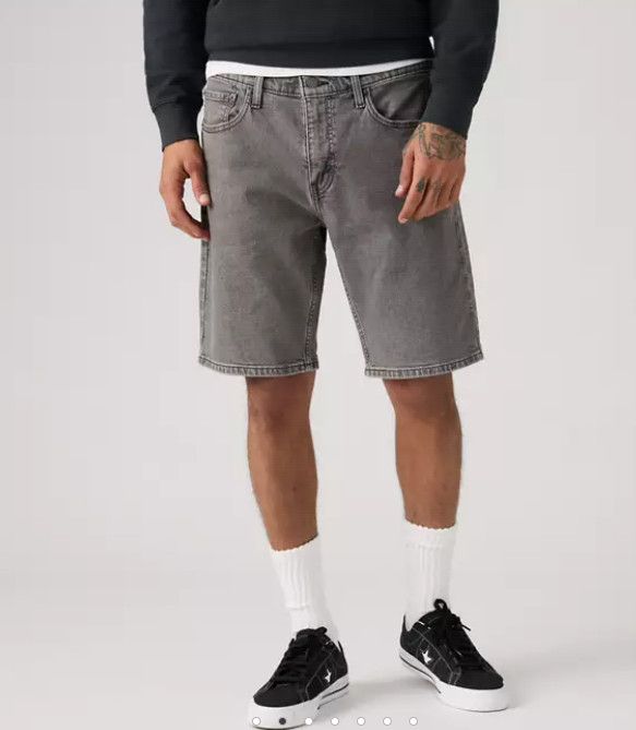 LEVI’S 405 Standard 10″ Men’s Shorts, Greyscale – Grey