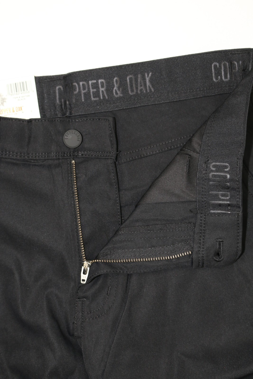 Copper and Oak Supply Co Black Straight Fit Tech Utility Pants W30-38,L29-32