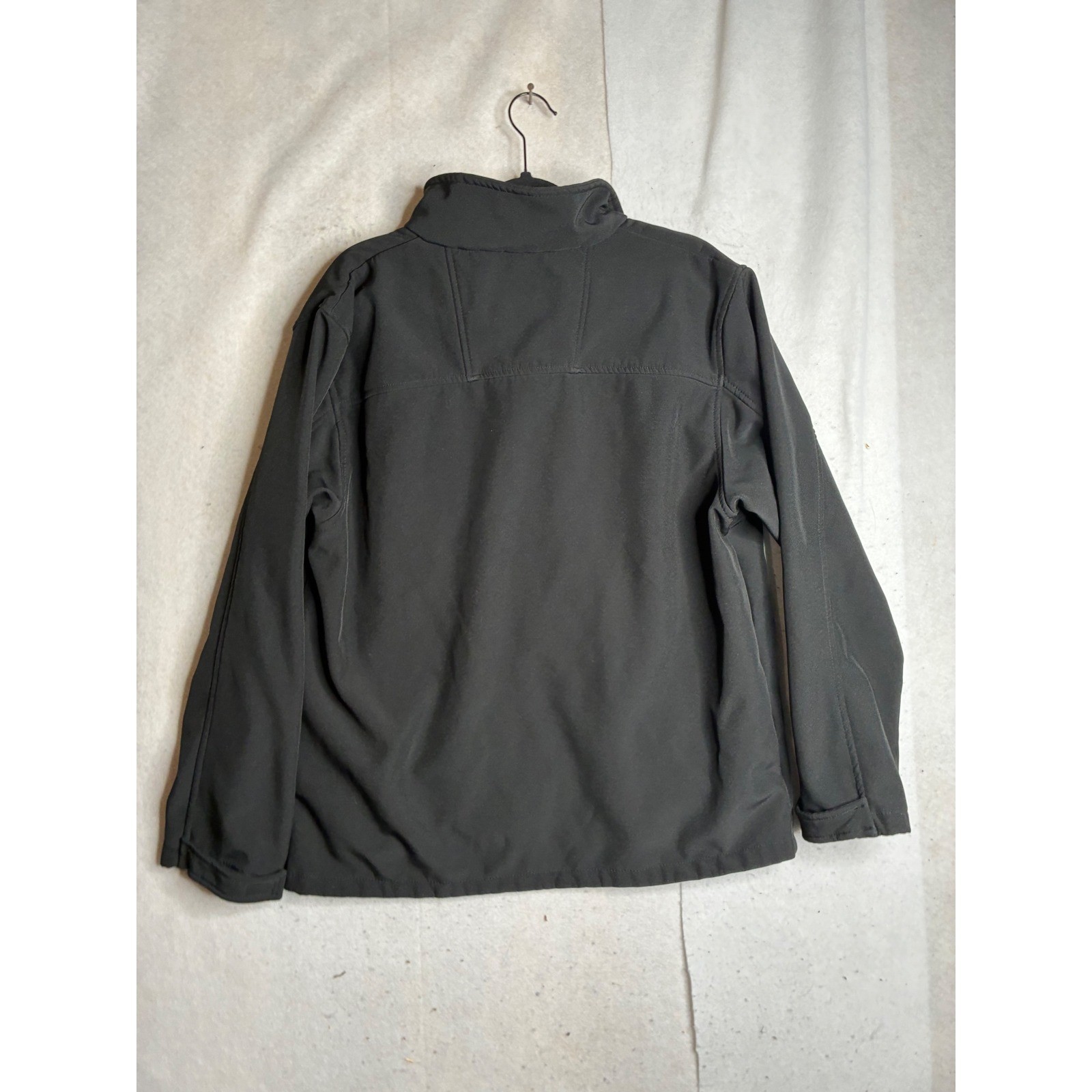 Pizza Hut IQ Apparel Softshell Jacket Mens Large Black Full Zip Uniform PH9402