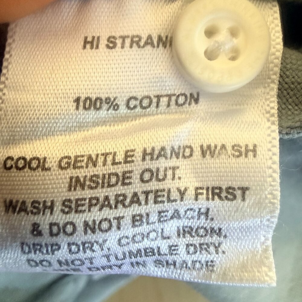 I Love Ugly Collared Button Up in Stone Men’s Large ‘sophisticated simplicity’
