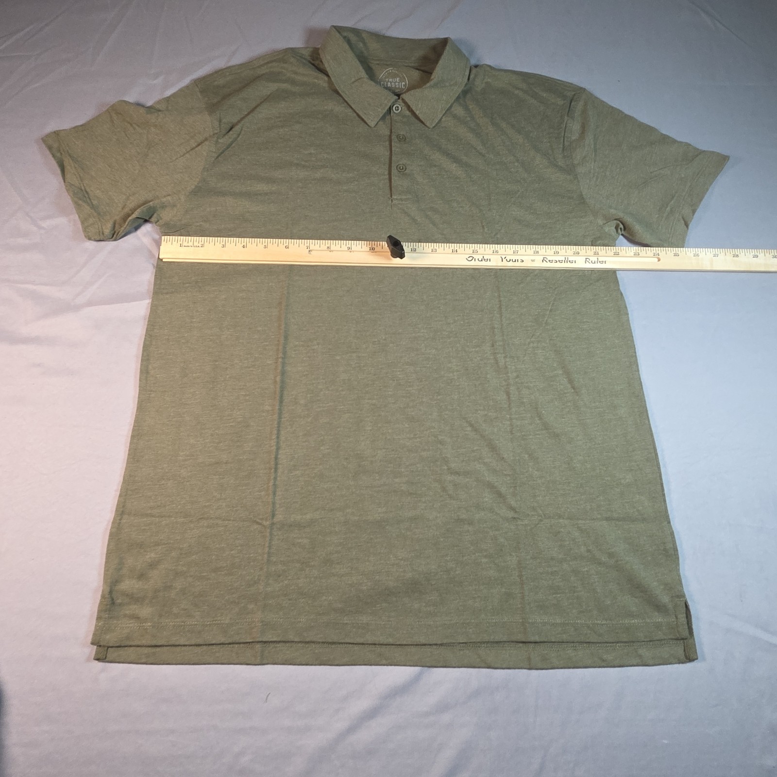 True Classic Polo (3 pack) extra large XL Dark Plum, Olive Green, Pale Gray