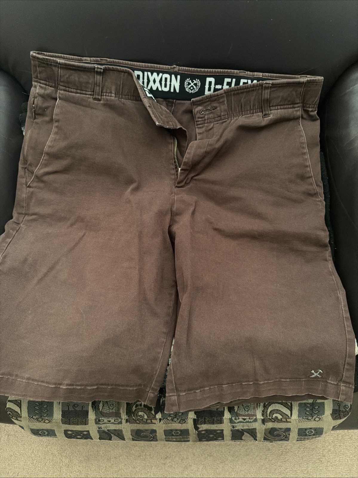 Dixxon Shorts Mens 36 Brown Performance Stretch Waistband Chino D Flexx Outdoor