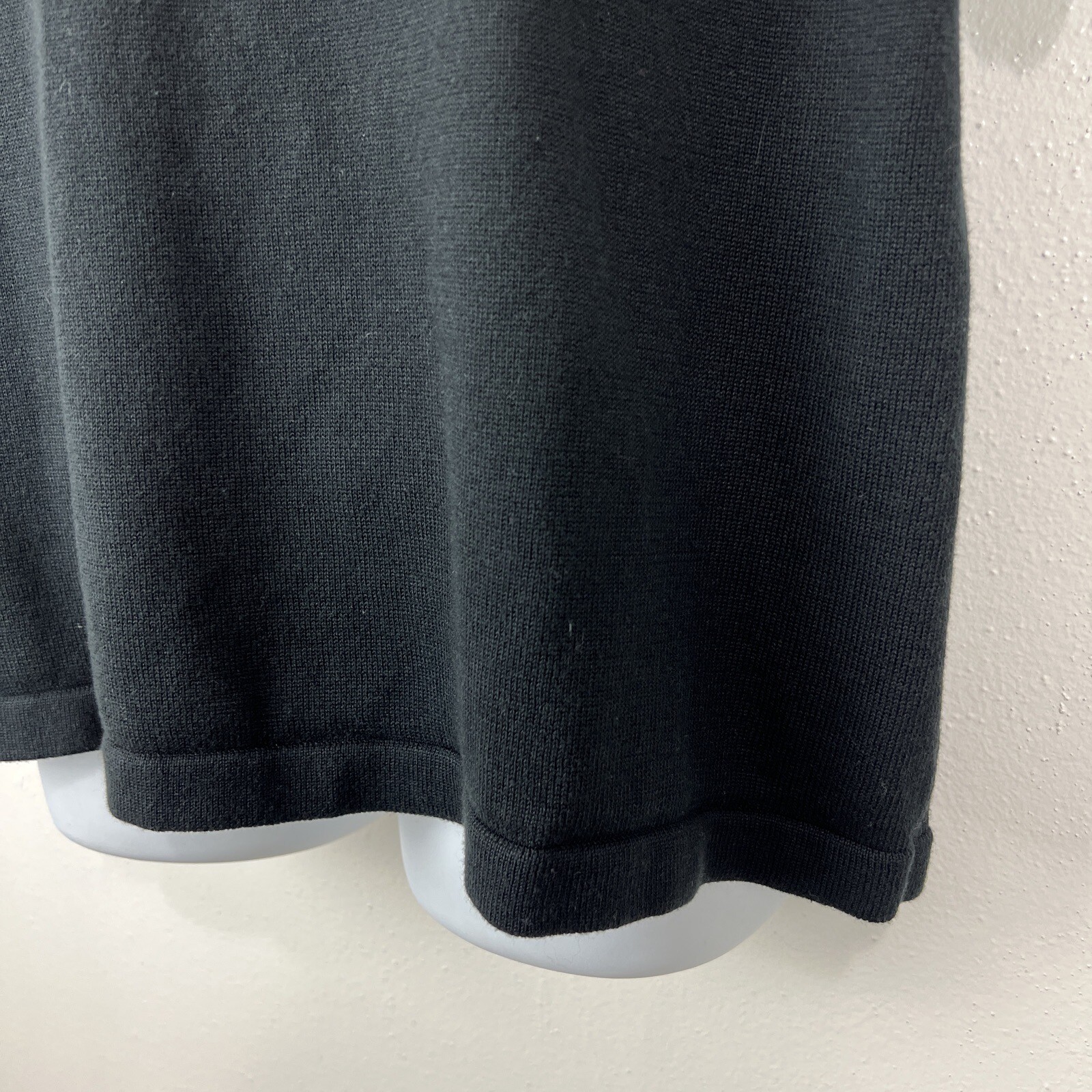 Brandini Le Collezioni Polo Shirt Men XL Black Short Sleeve Knit Collared Casual