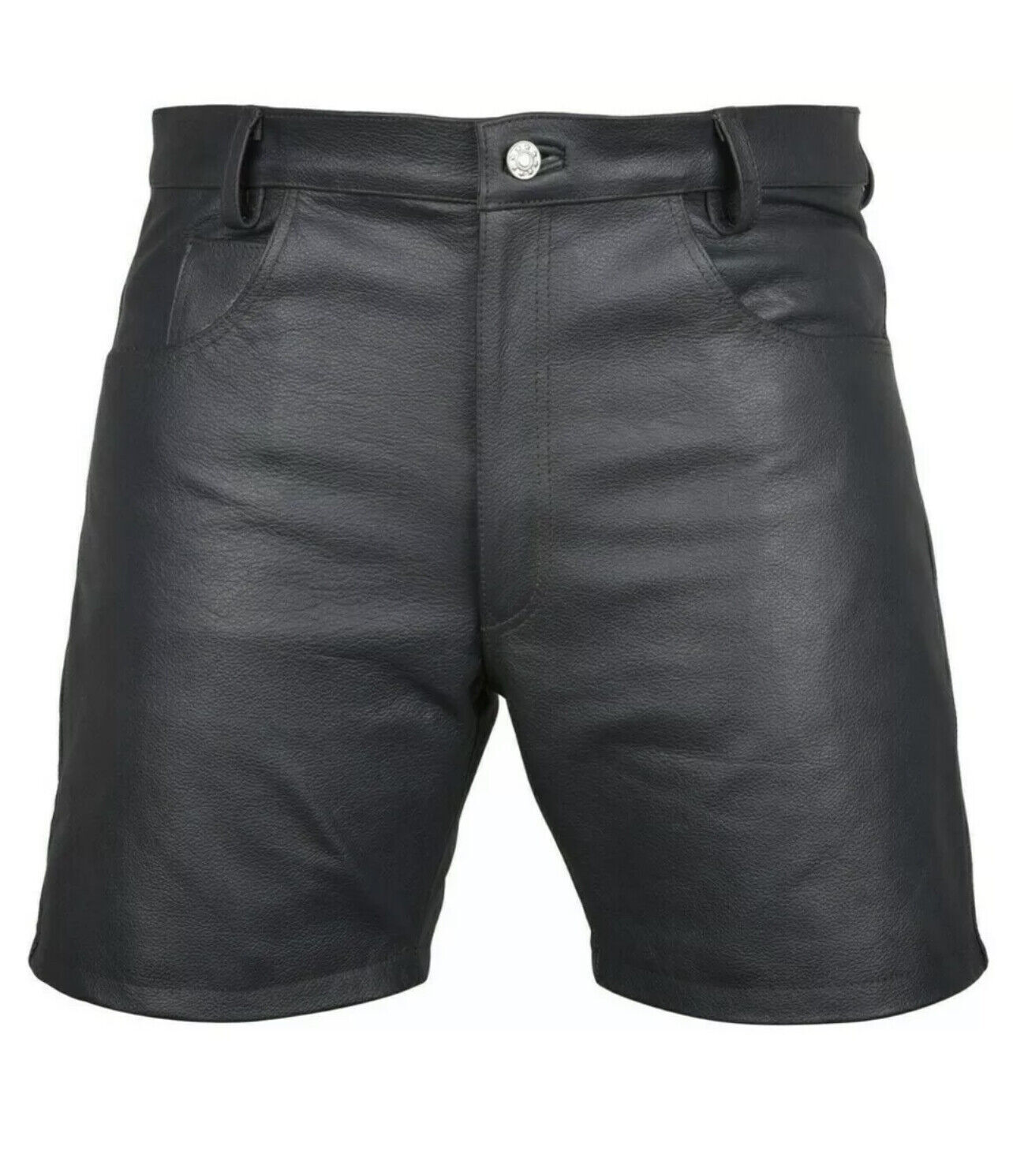 Men’s Leather Flex Stretch Cargo Shorts With Belt Lounge Summer Colors 28-42