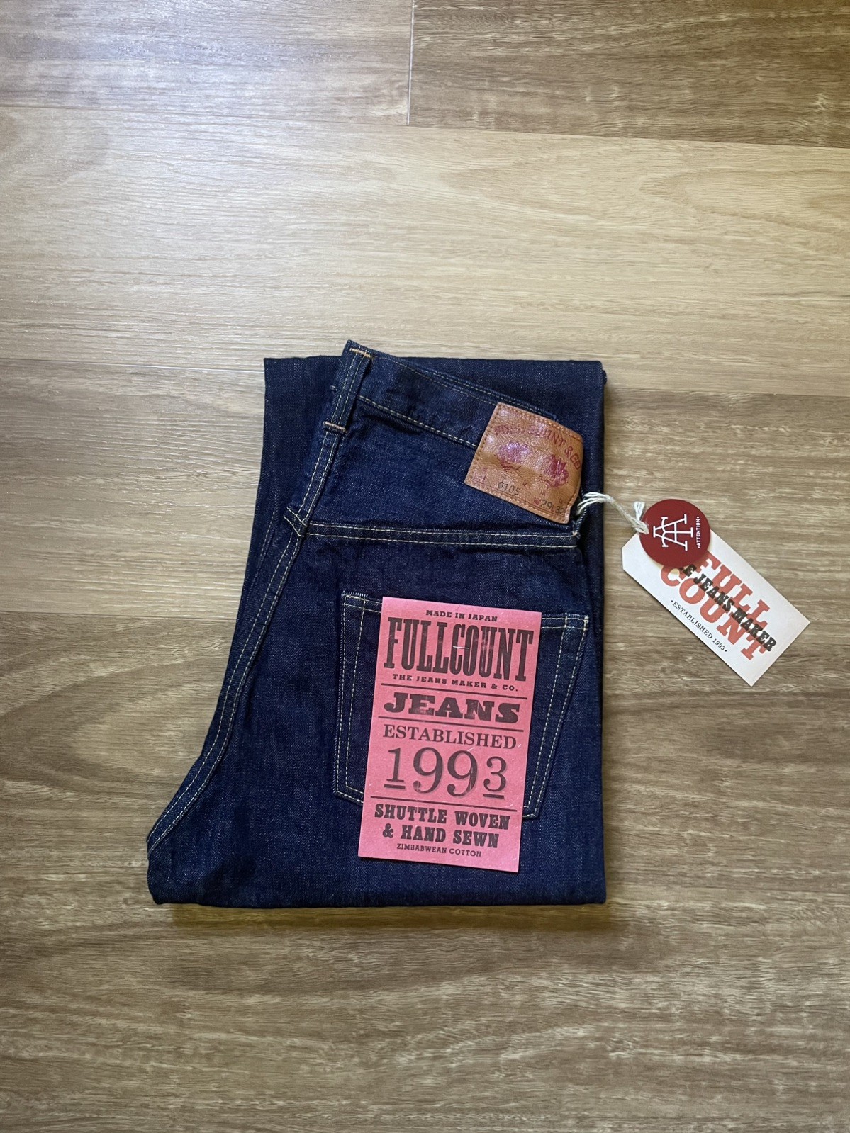 Full Count 0105W 29×32 13.7oz Original Selvedge Denim