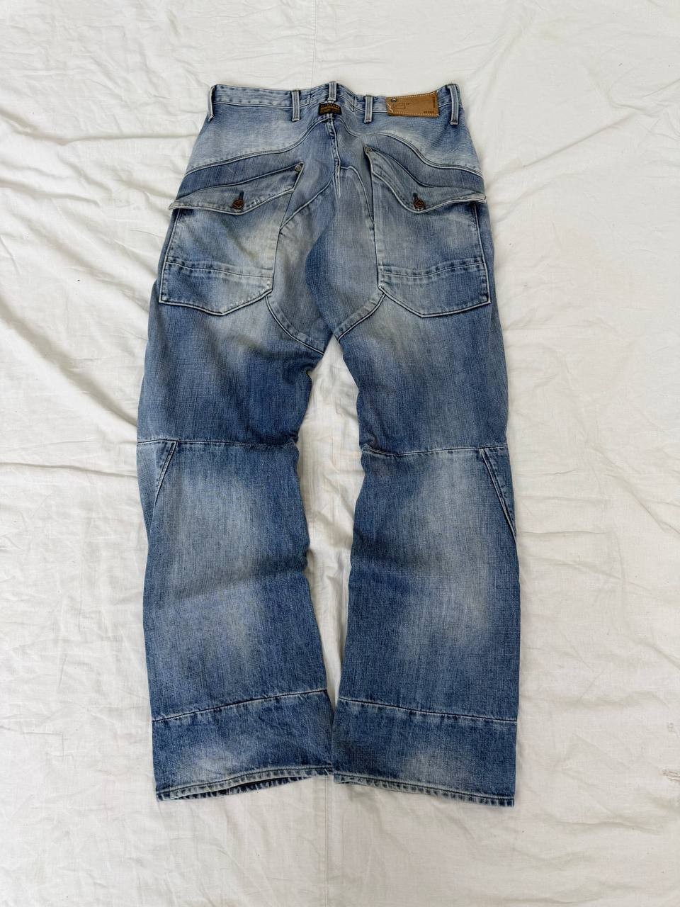 Avant Garde Tornado Mart Hysteric Glamour Style Japanese Baggy Washed Jeans