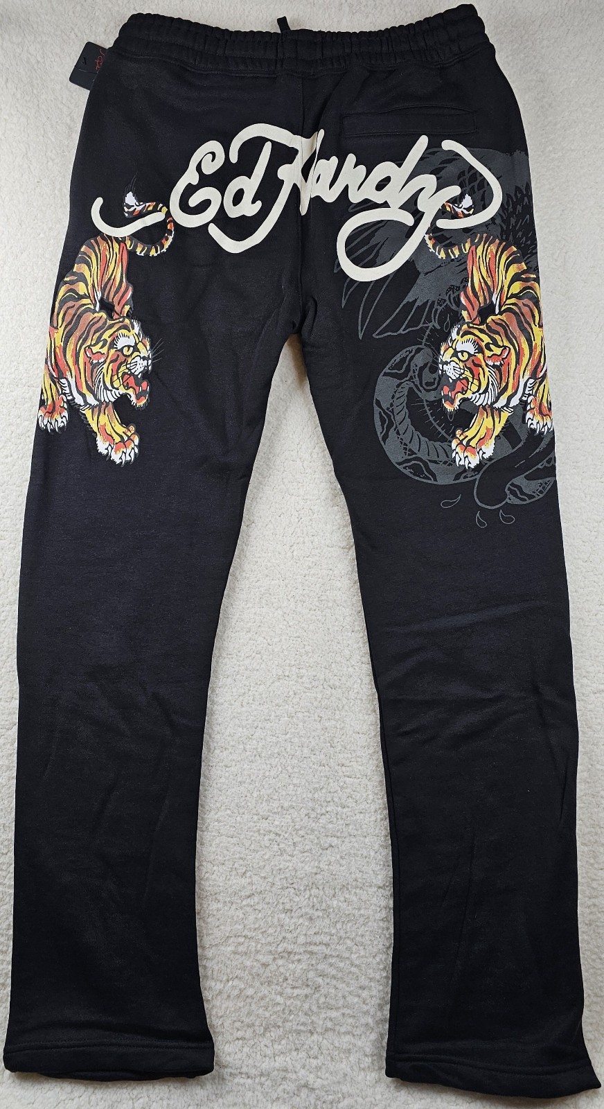 Ed Hardy Double Tiger Sweatpants Joggers Mens Printed Graphics PICK YOUR SIZE