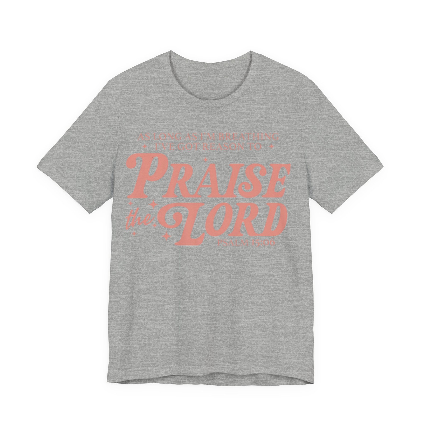 Wrapped in Jesus Praise the Lord scripture tee | Psalm 1:50 design.