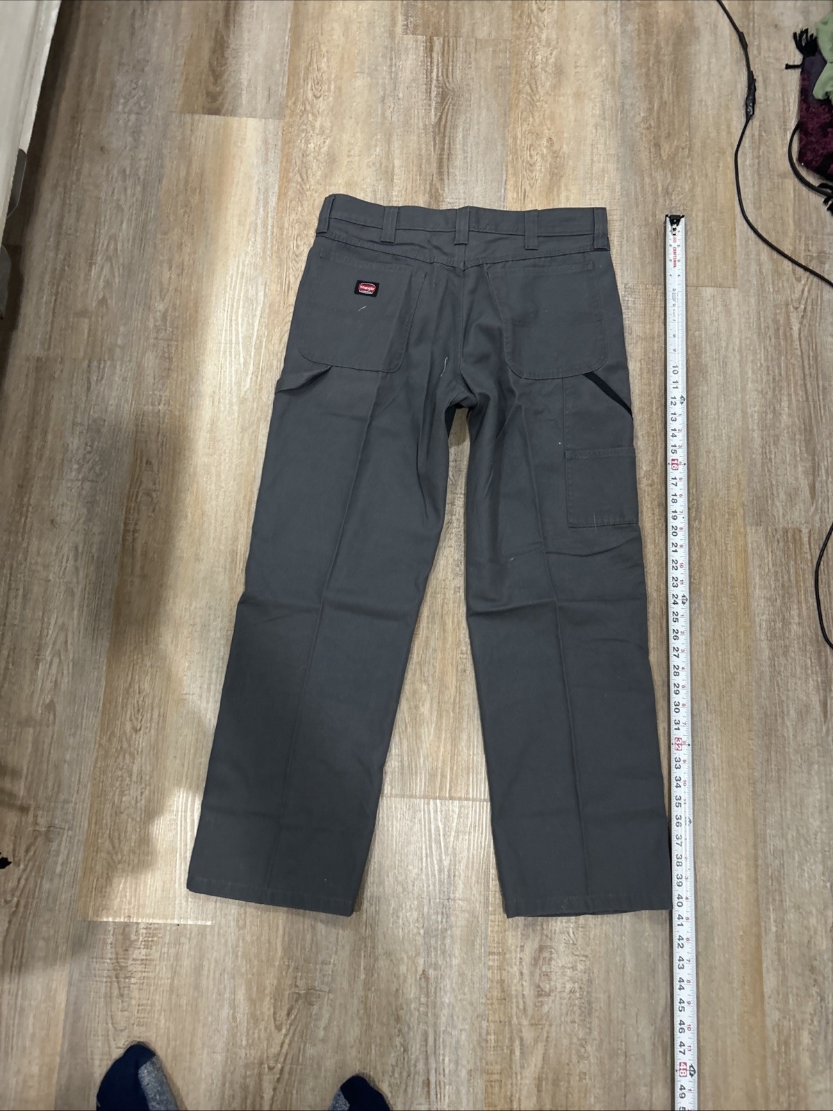 Wrangler Workwear Technical Durable Rugged Functional Gray Pants 34×30