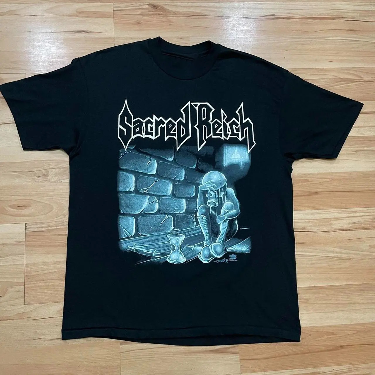 Vintage 80s 1988 SACRED REICH Rock Thrash Metal Tour SA355