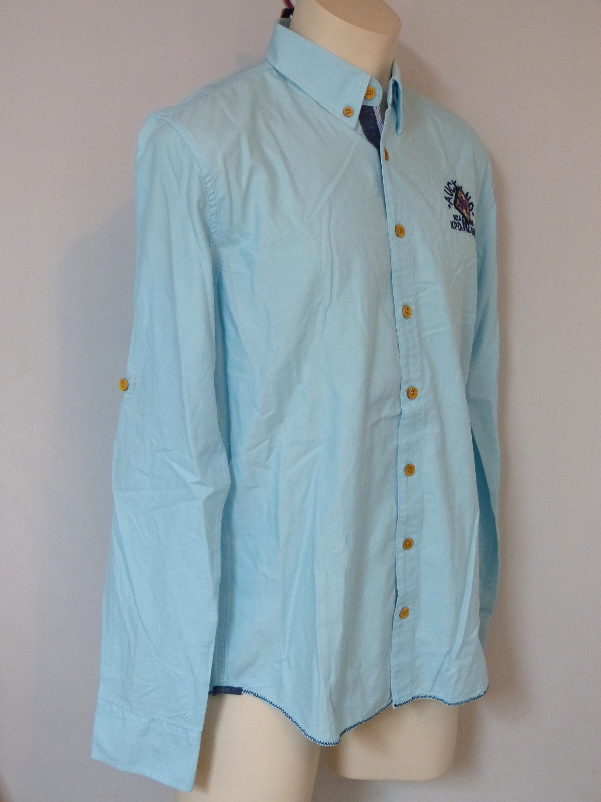 NZA New Zealand Auckland men’s classic shirt casual shirt 100% cotton