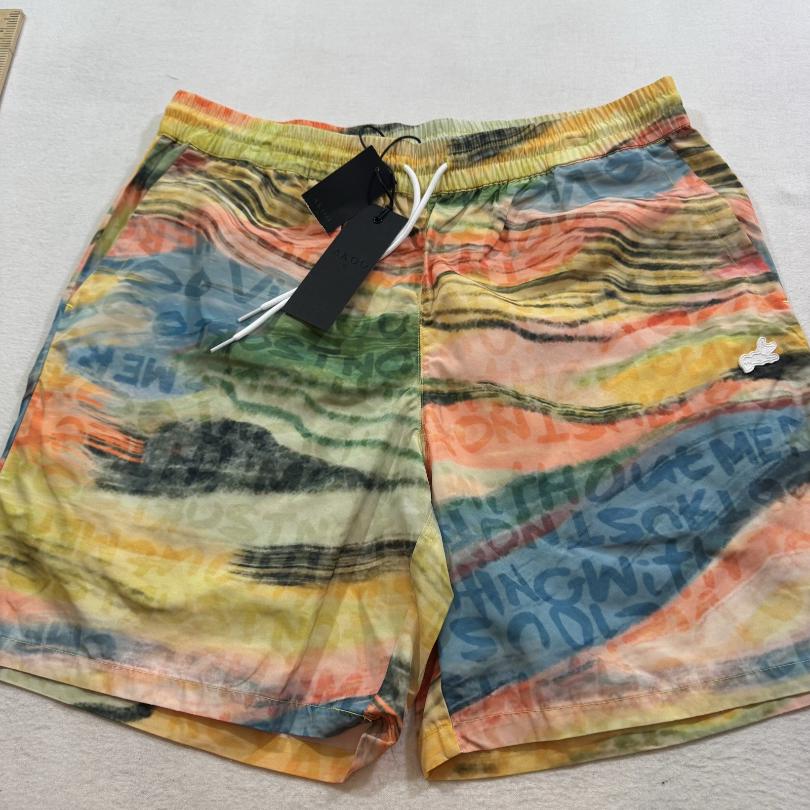 Akoo Vicious Shorts Mens 2XL New Multicolor Logo Pockets