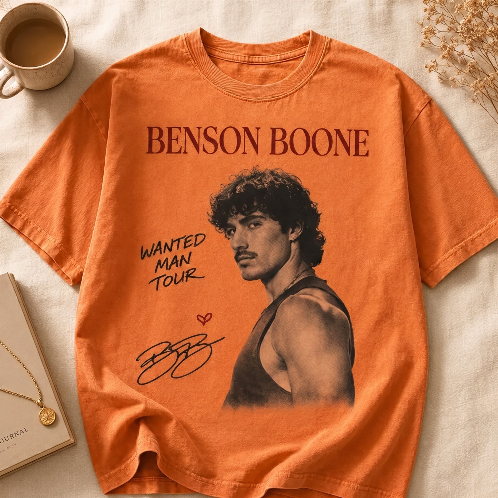 Benson Boone Wanted Man Graphic Comfort Colors Tee