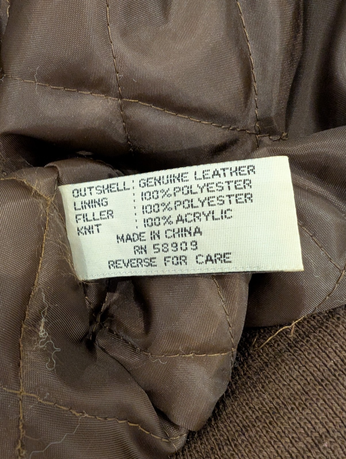 VTG 90s Roundtree & Yorke Brown Suede Bomber Jacket XL Quilted Liner