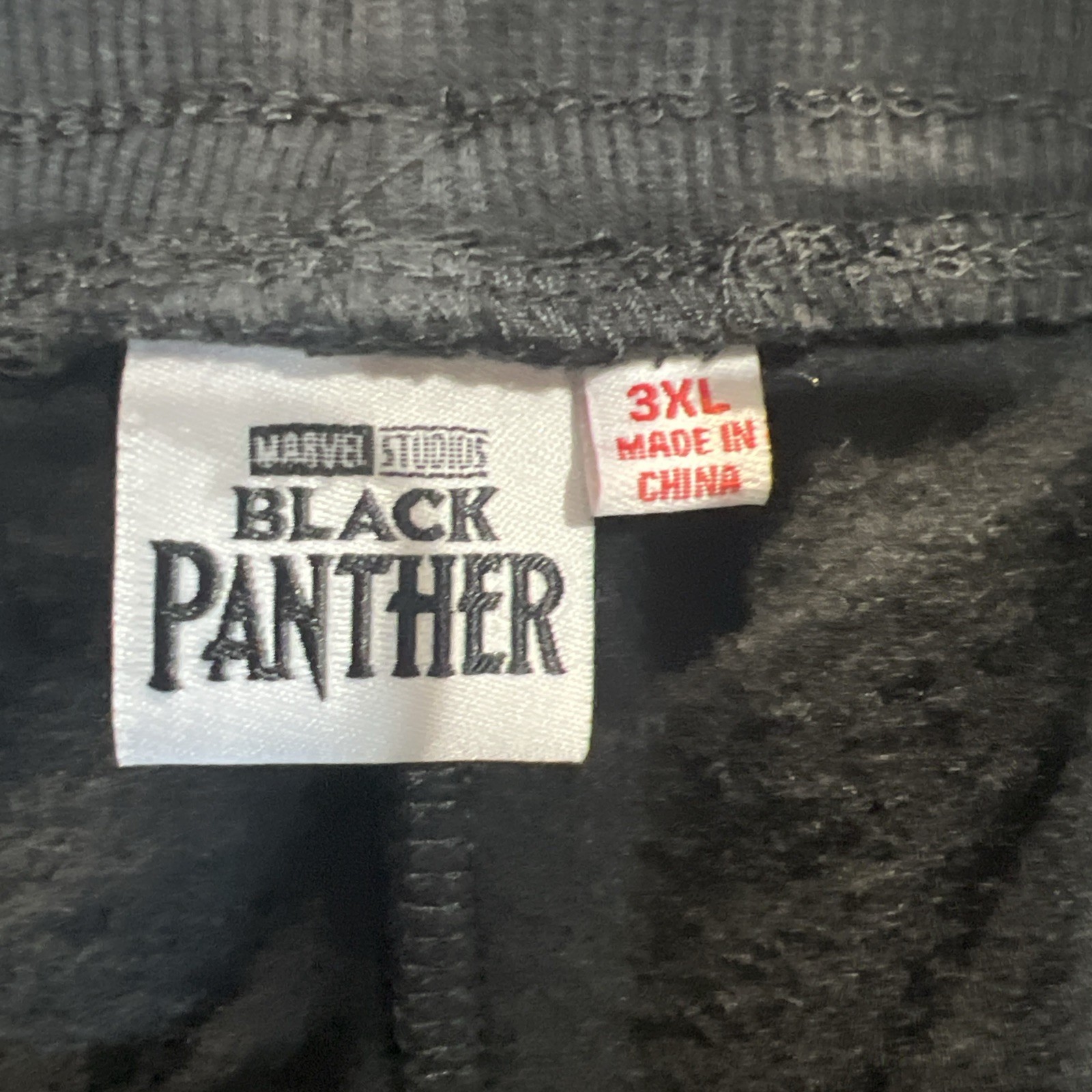 Black Panther Mens Black Jogger Pants Yoga Sweatpants 3XL