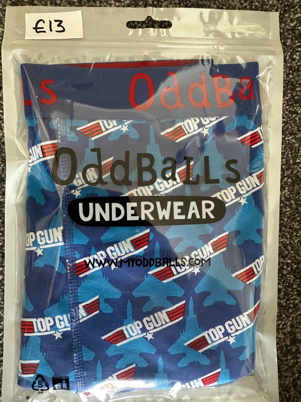 Brand new oddballs TOP GUN Mens boxer short S M L XL 2XL 3XL