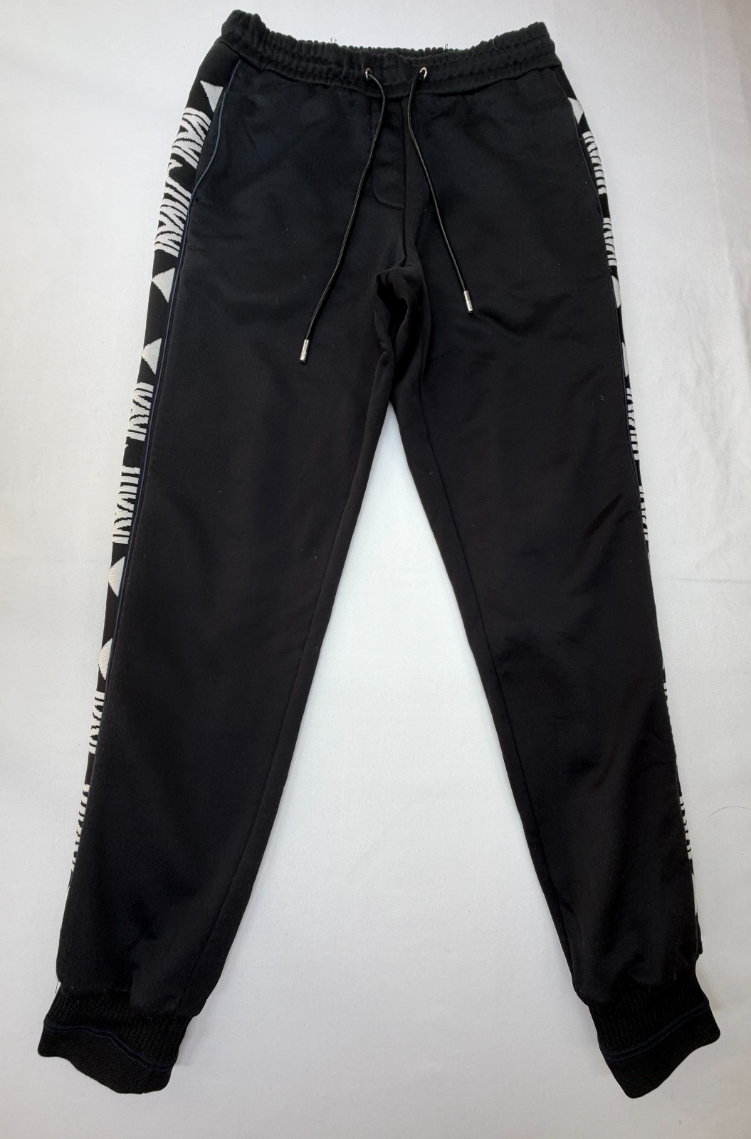 MCM Men’s Jogger Pants Drawstring Elastic Waist Athletic Pocket Size M Black