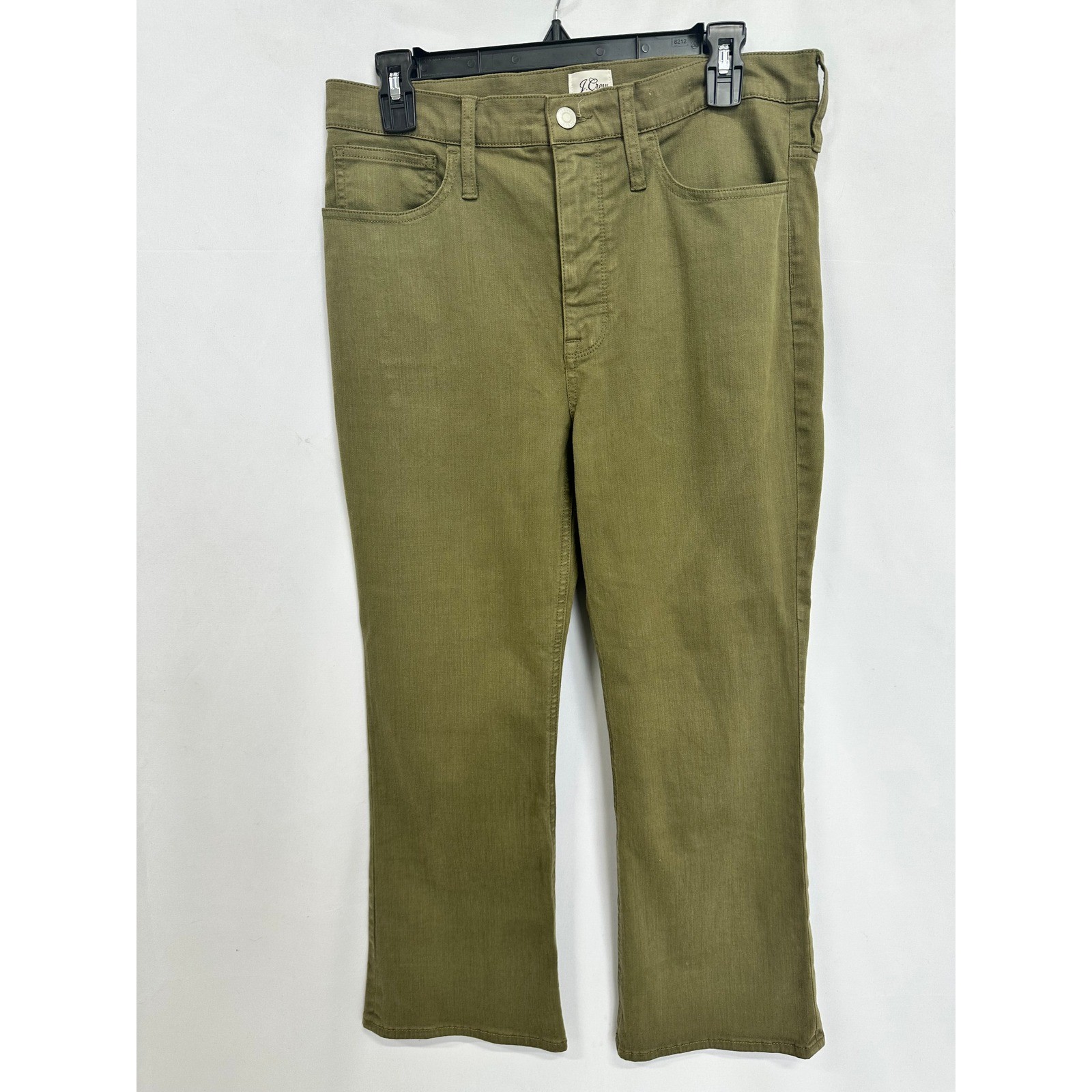 J.Crew Men’s Sz 30 Billie Demi-Boot Crop Olive Green Earthy Utility Workwear