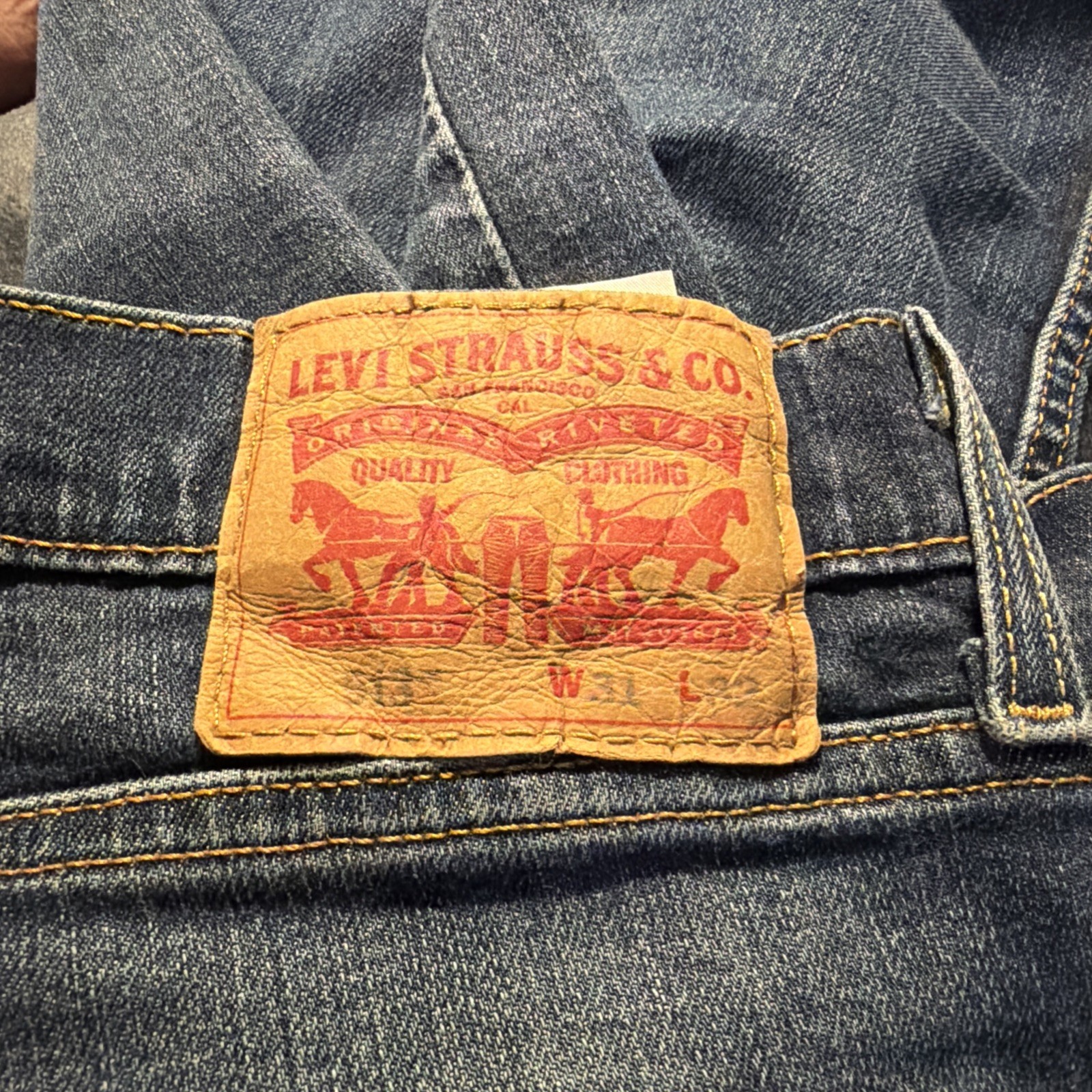 Levi’s 550 Relaxed Fit Jeans Men 36×30 Medium Wash Straight Leg Vintage