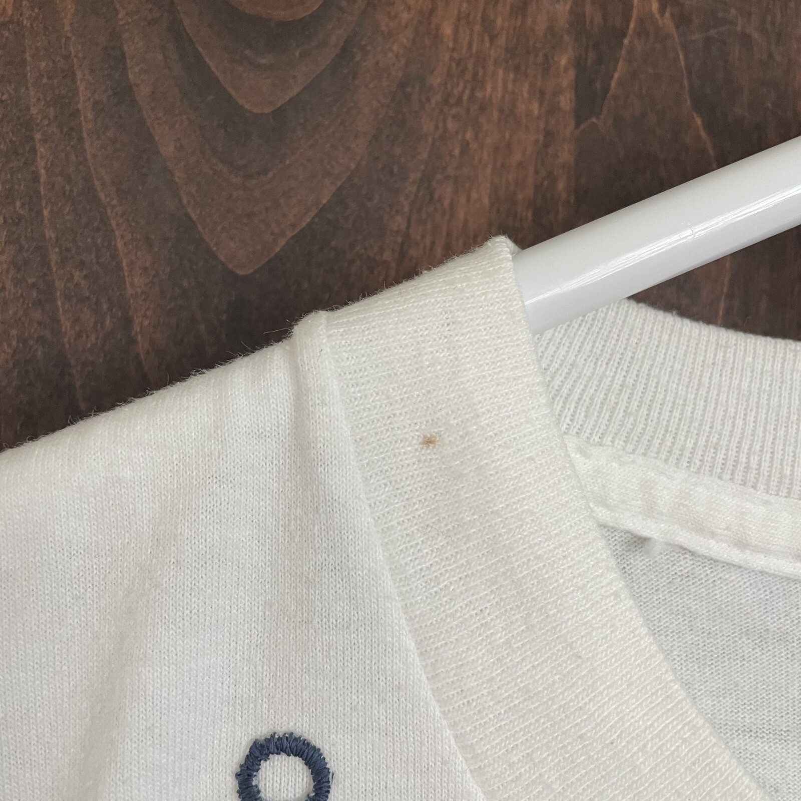 VTG 90s Single Stitch Nautical Tshirt Large USA embroidered Tee Oneita anchor