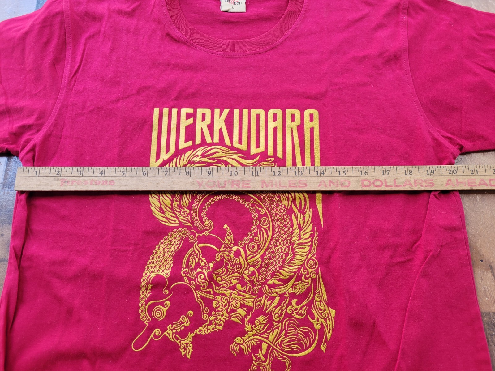Klamben Werkudara Dragon Shirt Red Large