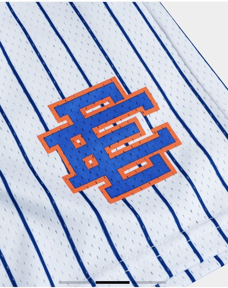 Eric Emanuel Verified New York Mets Mesh Shorts Size Small