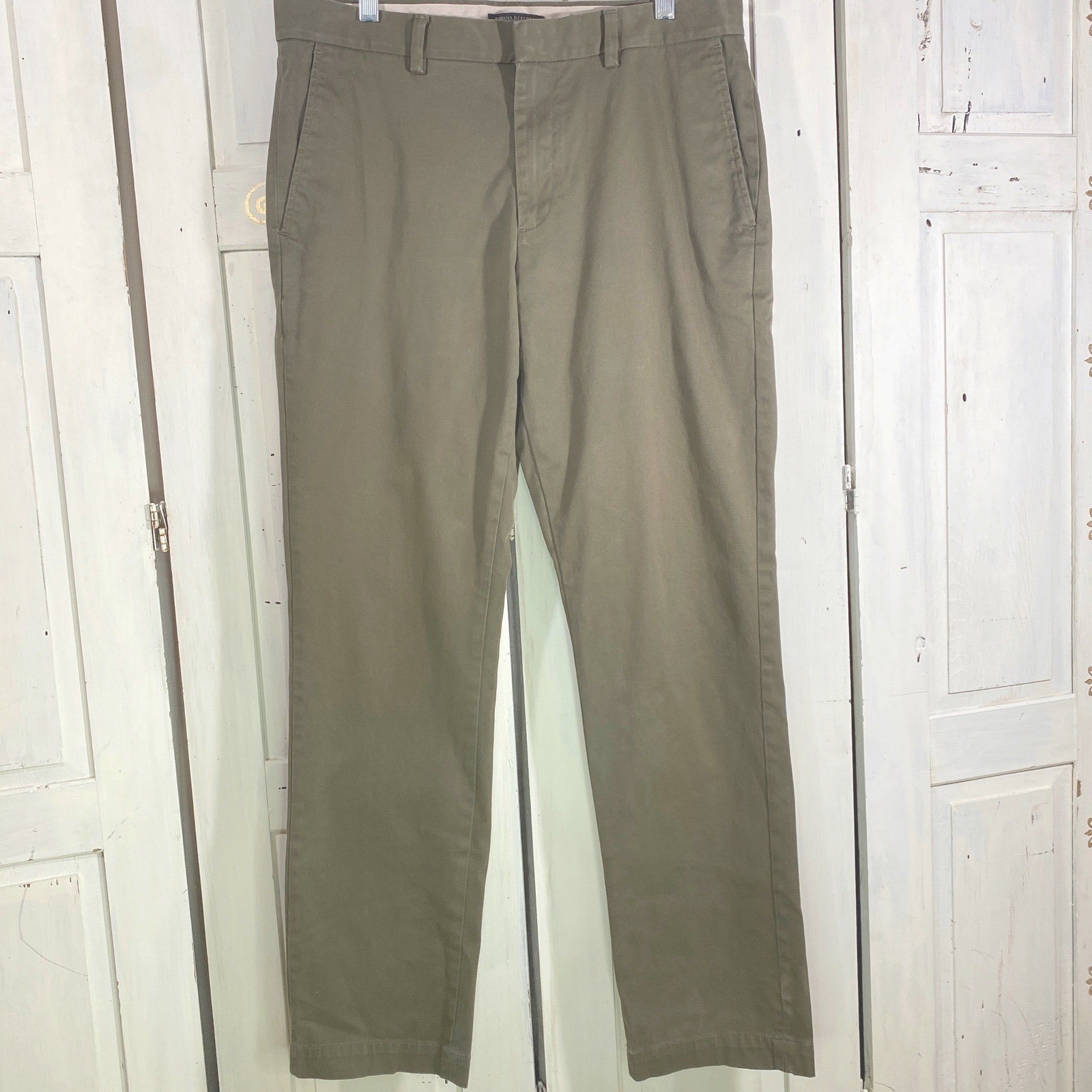 Banana Republic Men Aiden Chinos Size 32×31 Cadet Green Classic Heritage Preppy