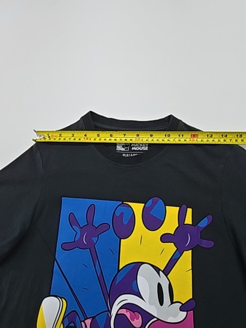 Mickey Mouse Boys T Shirt Black Graphic Size 4 Pullover Shirt