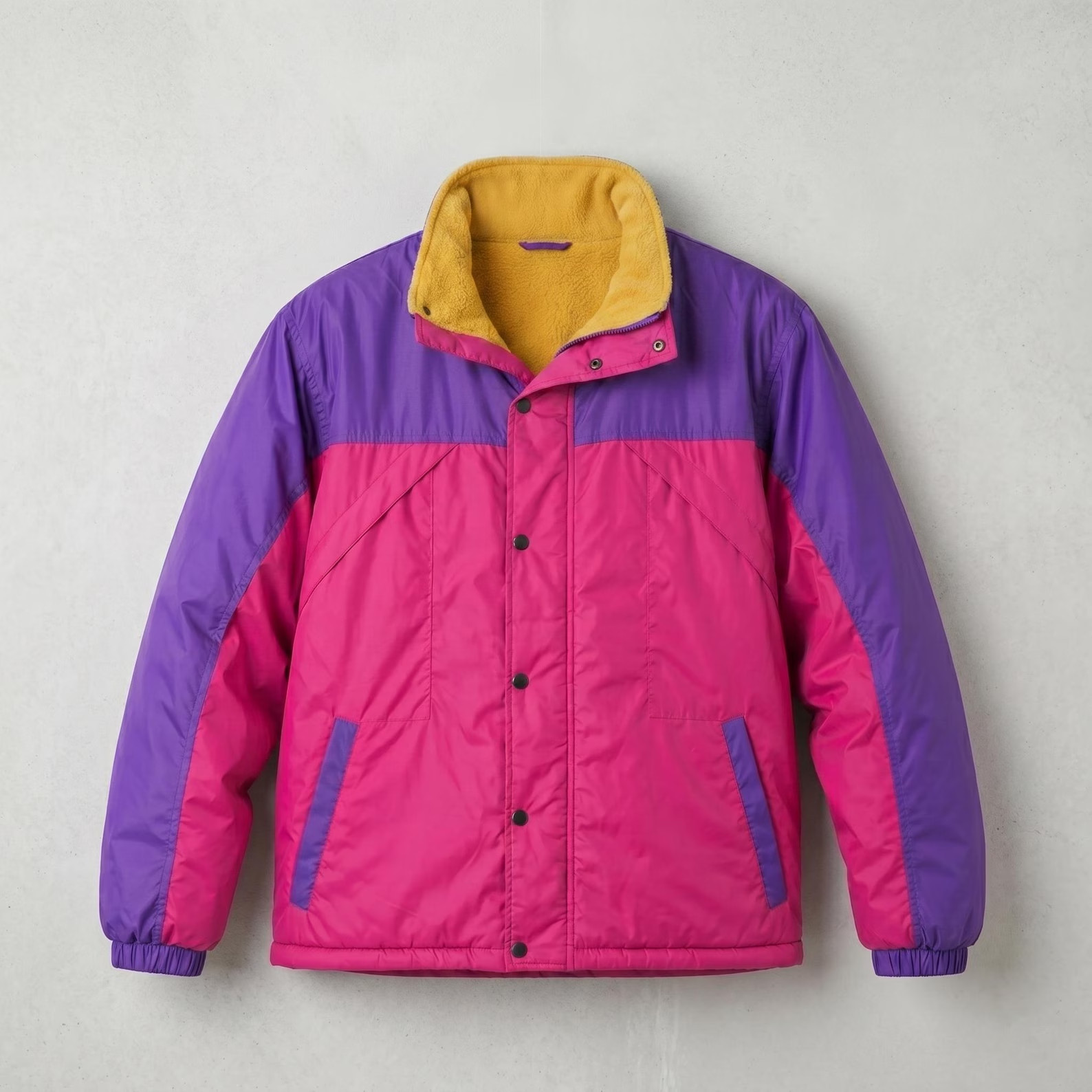 90s Retro Colorblock Windbreaker | Oliver Tree Inspired Rave Jacket