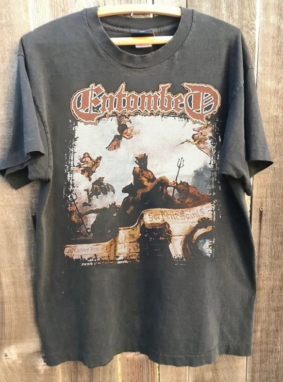 Entombed Band Rock Metal Band Rare Design T shirt 2025 tee NH24852