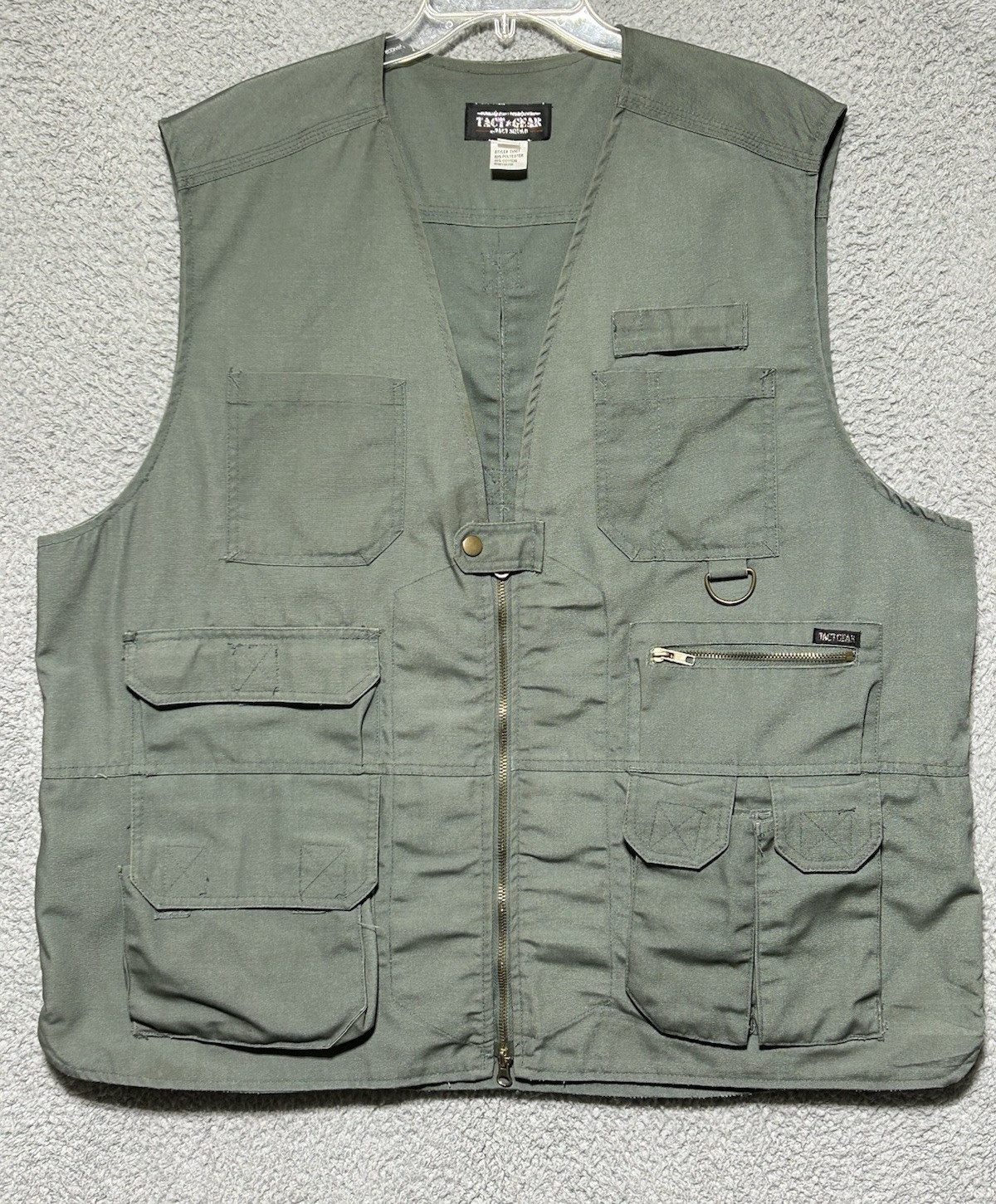 Tact Gear Tactical Vest XL Multi Pocket Ranger Fishing Hiking Hunting Camping