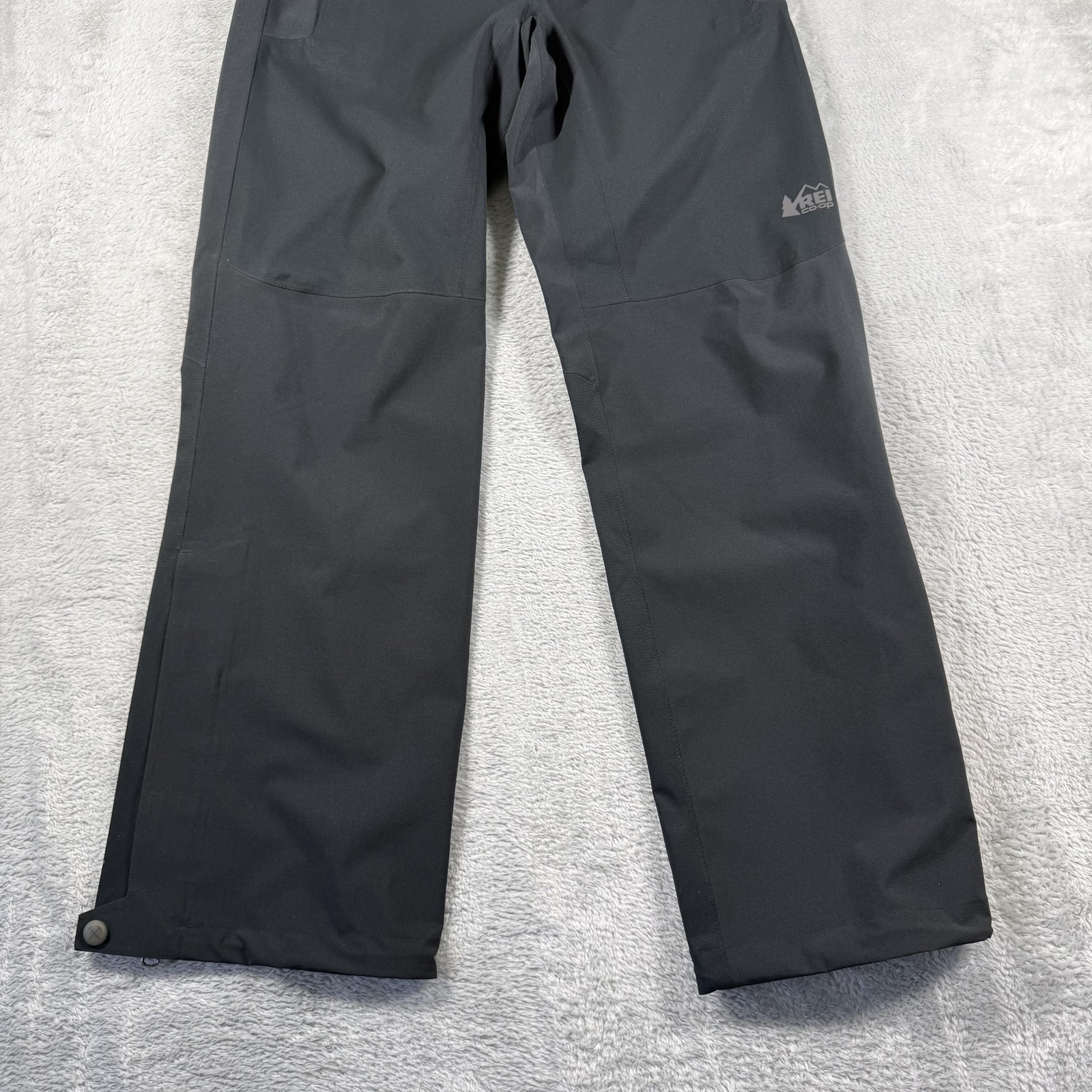 REI Co op Pants Mens S Black Peak 2.5L Waterproof Rain Hiking Outdoor Packable