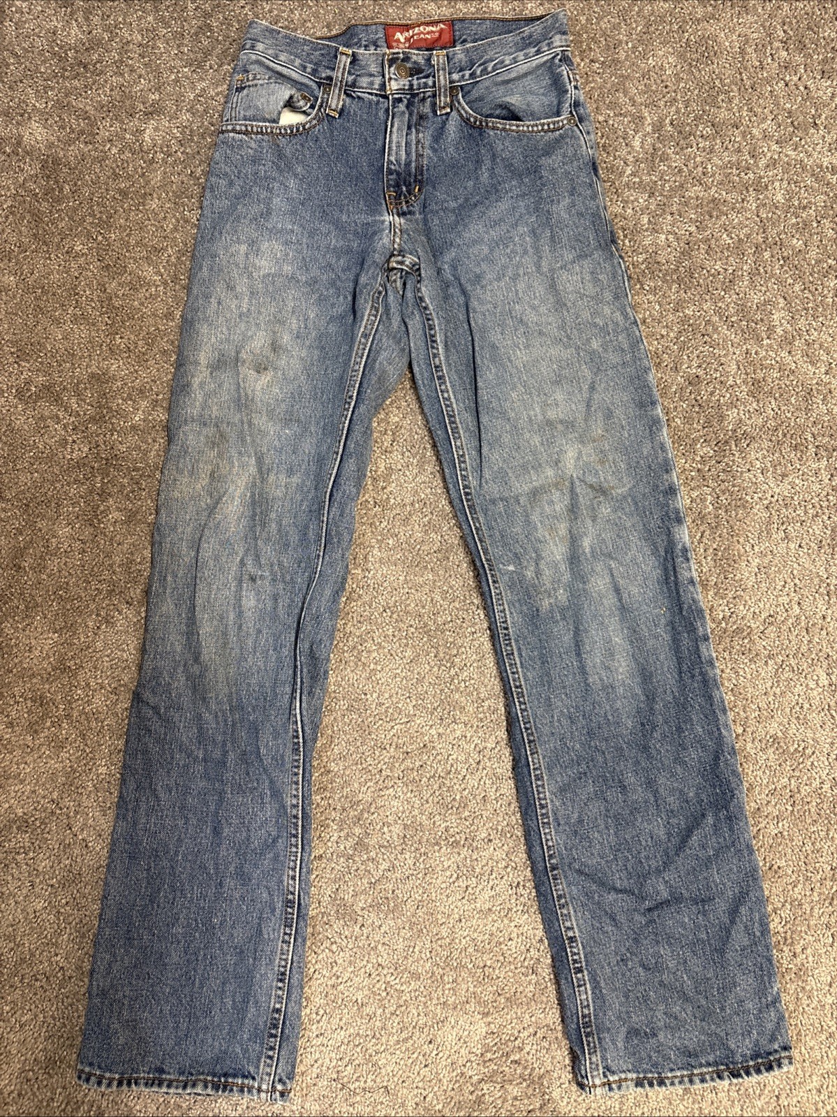 Mens Arizona Slim Straight Jeans Size 26×30.