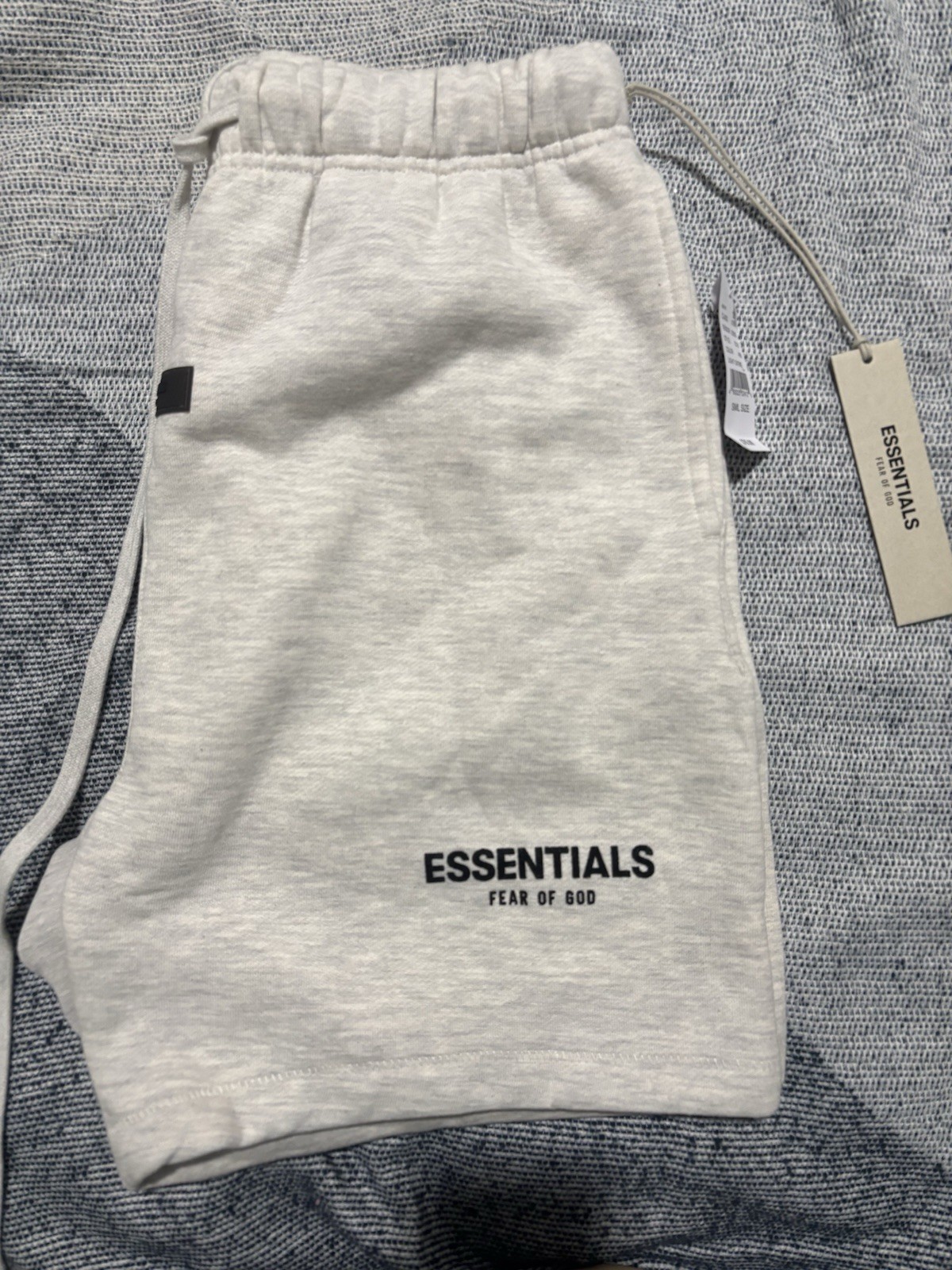 Essentials Light Oatmeal Shorts Size S
