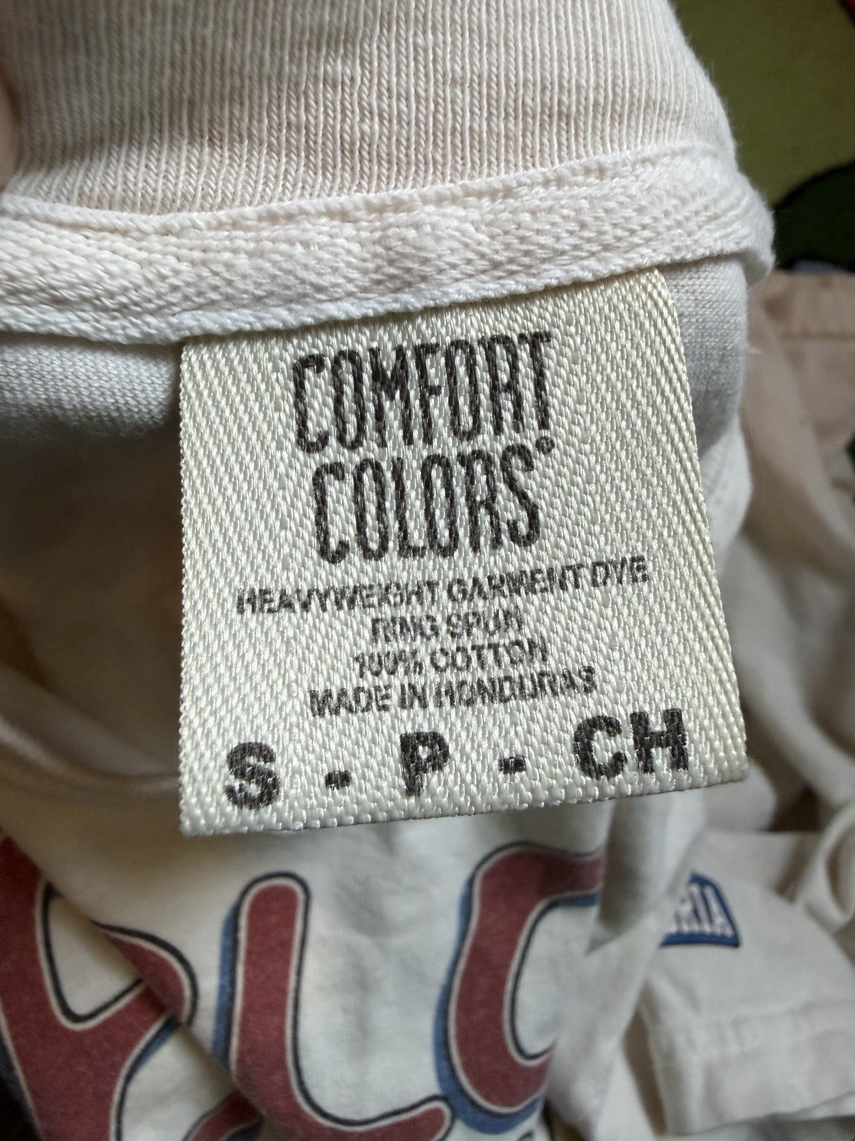 Comfort Colors Backyard SportsxPlanet Euphoria Pablo Sanchez White Limited 23/50