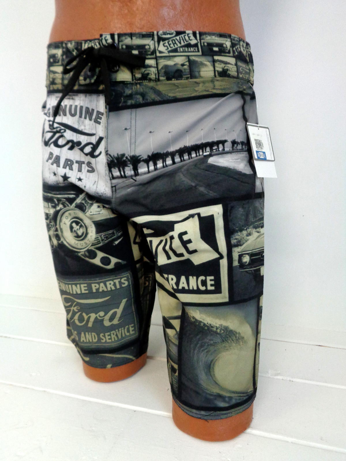 Ford Men’s Board Shorts Swim Trunk Swimwear New Vintage Ford