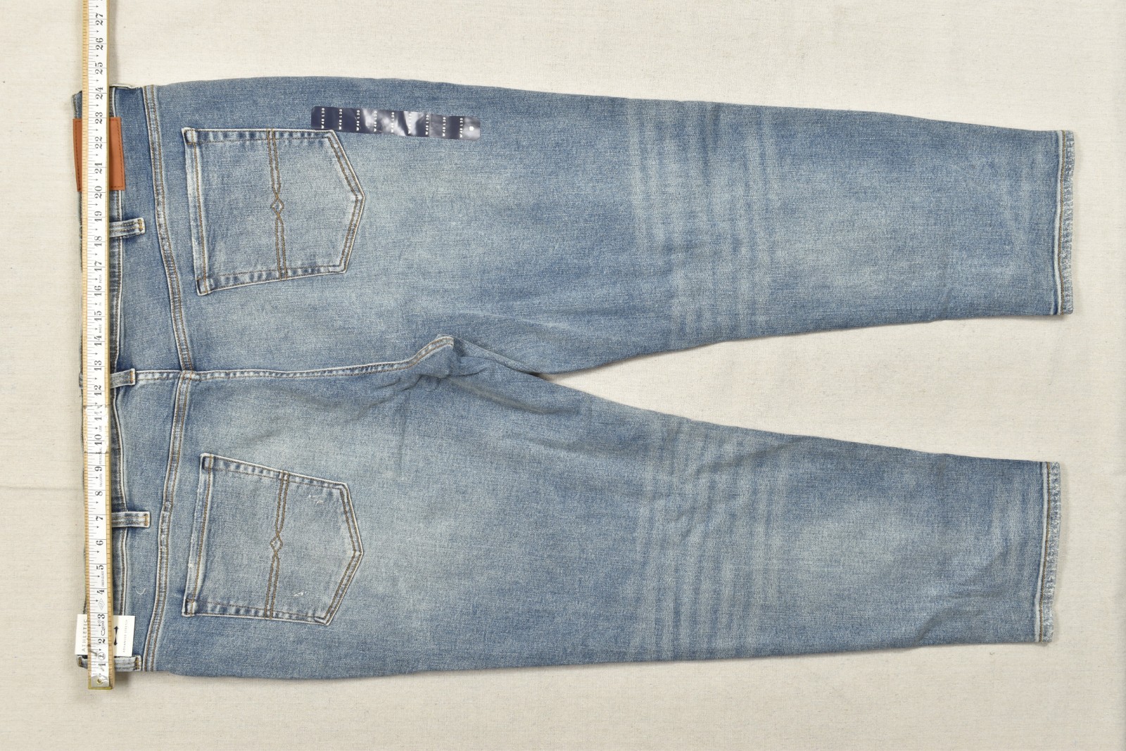 Lucky Brand Men’s Athletic Taper Denim Jeans Light Wash Blue Stretch 48×30 NEW