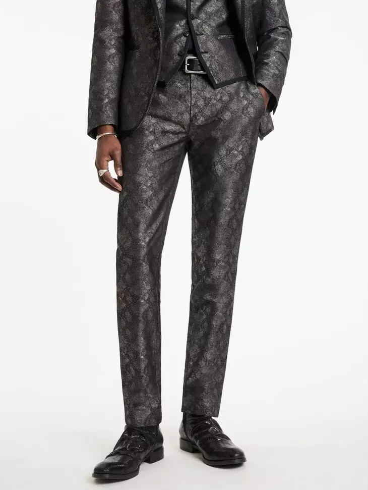 NWT $598 John Varvators Mercer Pants In Almond Size:56
