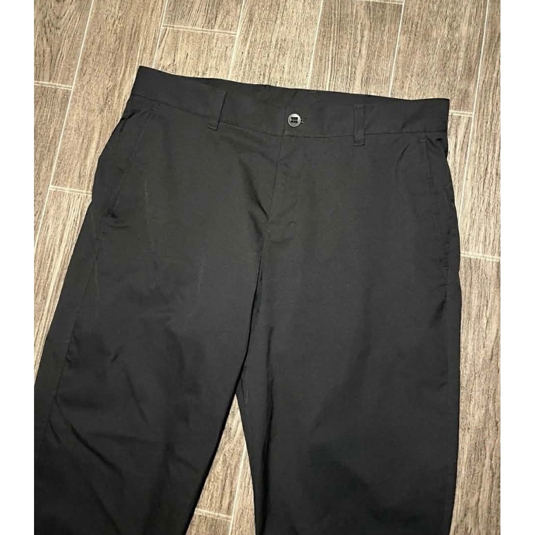 Lululemon Commission Pant Slim Mens 36 Black LM5AN1S Technical Trousers