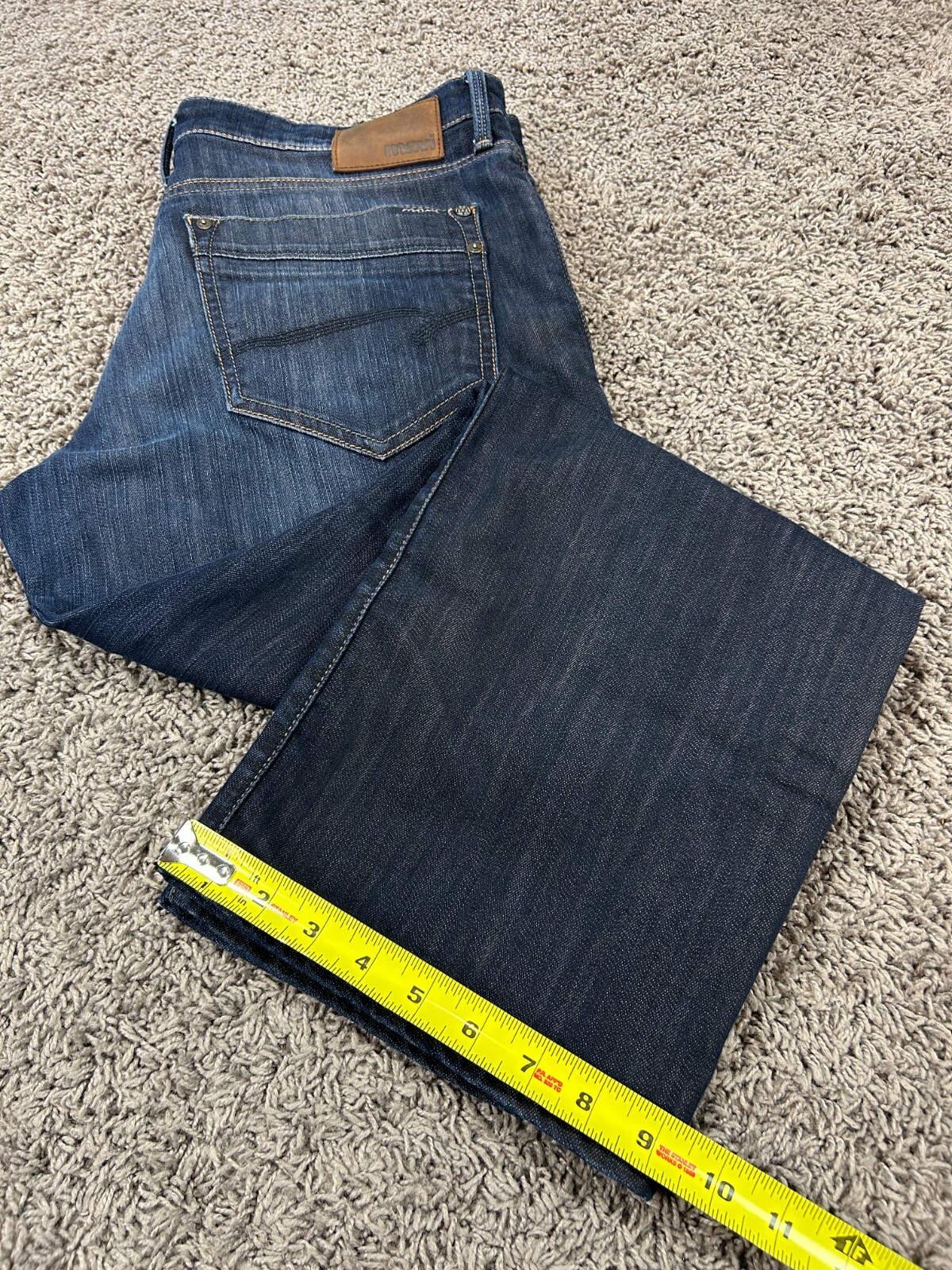 MAVI Jeans Men’s Size 26/30 Blue Denim Mid Rise Dark Wash Matt Straight Leg