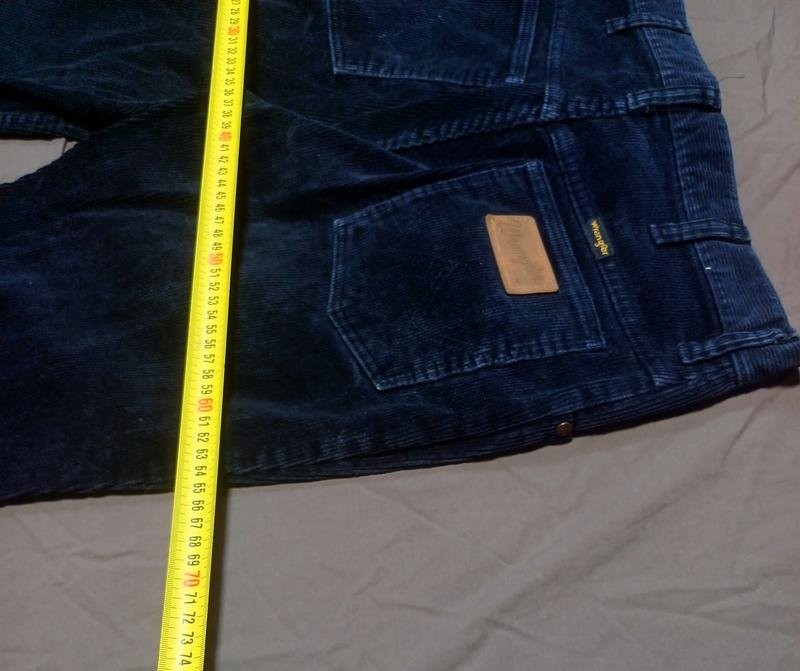 Men Wrangler Jeans Black Corduroy 32 / M / 46